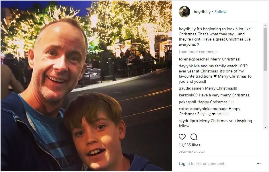Billy Boyd, 49, Married, Has Wife! Relishing Family Moments